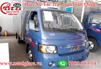 XE TẢI JAC X5 1T25 THÙNG KÍN/ JAC X5 1250KG/XE TẢI JAC 1T25 EURO 4