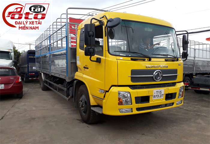 Xe tải Dongfeng B180 nhập khẩu nguyên chiếc | xe dongfeng hoàng huy 8 tấn thùng dài 9m7