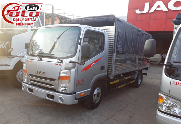 XE TẢI JAC 1.99T THÙNG BẠT (HFC 1042K1 )- CABIN ISUZU- THÙNG 4.3M