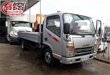 XE TẢI JAC 3.45 TẤN -THÙNG LỬNG-CABIN ISUZU(HFC 1042K2 ) XE TẢI JAC 3.45 T, XE TẢI JAC 3.45 TẤN, XE TẢI 3.45 TẤN