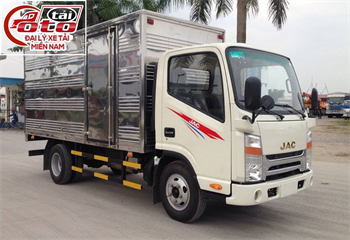 XE TẢI JAC THÙNG KÍN 3.45 TẤN -CABIN ISUZU(HFC 1042K2 ) XE TẢI JAC 3.45 T, XE TẢI JAC 3.45 TẤN.