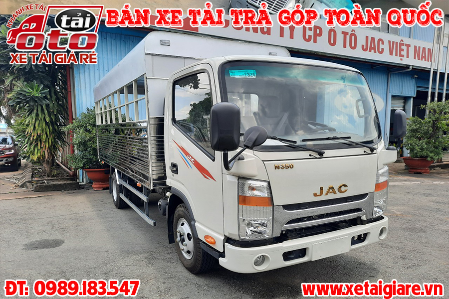 Giới Thiệu Xe Tải JAC N350 Máy ISUZU | Xe Tải JAC 3T5 Thùng Mui Bạt 2021