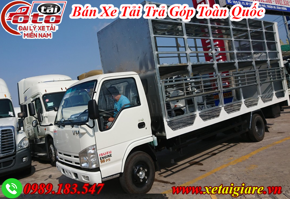Xe Tải ISUZU 1T9 Chở Xe Máy | xe tải chở xe máy 1.9 tấn | xe chở xe máy