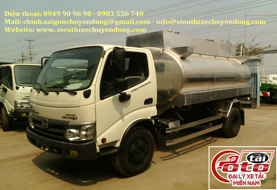 xe hino bon cho 7 khoi xang, xe cho xang dau, hino bon cho xang, xe bon hino WU342, xe hino WU342 cho xang, thông số kĩ thuật xe bồn hino WU342 chở xăng, giá xe bồn Hino WU342 chở xăng