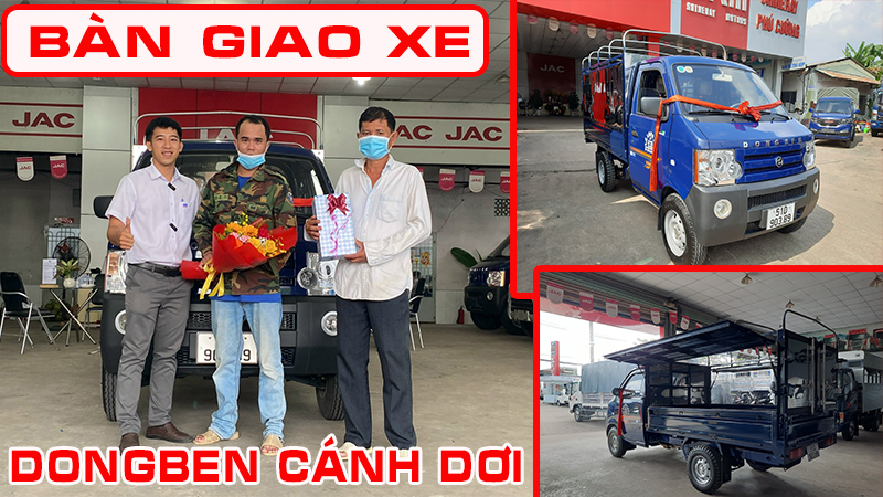 Bàn Giao Xe Tải Dongben K9 Thùng Bạt Cánh Dơi 2022 Về Củ Chi