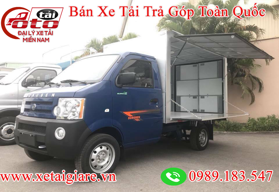 XE TẢI DONGBEN THÙNG CÁNH DƠI 790KG - DONGBEN THÙNG KÍN 790KG